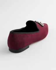 Grace Queen Bee Slip-On Loafers Blackened Burgundy - Chico's