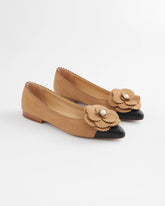 Microsuede Ballet Flats Caramel Apple - Chico's