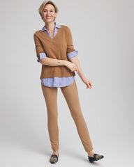Juliet Slim Trim Detail Pants Caramel Apple - Chico's