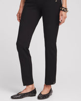 Juliet Slim Trim Detail Ankle Pants Black - Chico's