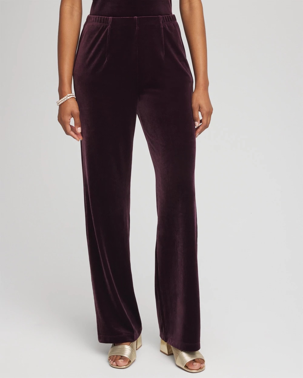Travelers™ Velvet No Tummy Pants Night Bloom - Chico's