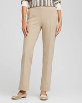 Juliet Straight Ankle Pants Taupe Heather - Chico's