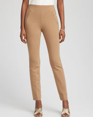 Juliet Slim Trim Detail Ankle Pants Caramel Apple - Chico's