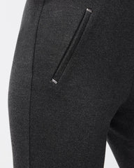 Juliet Trim Detail Ponte Pants Graphite Heather Gray - Chico's