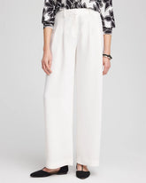 Crepe Pleated Relaxed Pants Ecru - Chico's