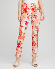Brigitte™ Slub Ankle Pants Sunset Peach - Chico's