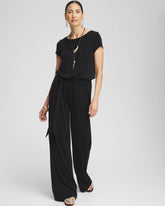 Travelers™ Cap Sleeve Jumpsuit Travelers Black - Chico's