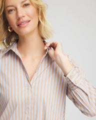 Vanilla Chai Striped Shirtdress Vanilla Chai - Chico's