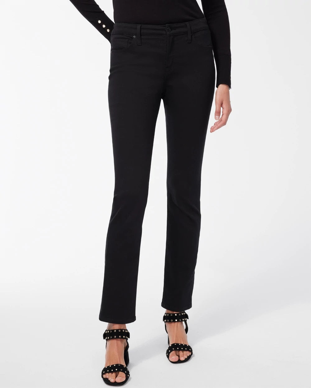 Girlfriend Slim Full-Length Jeans Black - Chico's