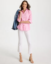 Petite No Stain Girlfriend Fray Hem Kick Flare Jeans Alabaster - Chico's