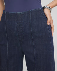 Pull-On Wide-Leg Trouser Jeans Bridge Street Rinse - Chico's