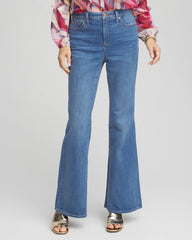 So Slimming® High Rise Flare Jeans Freya Indigo - Chico's