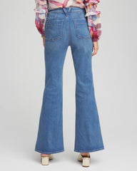 So Slimming® High Rise Flare Jeans Freya Indigo - Chico's