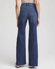 Embellished Frayed Flared-Leg Jeans Irvina Indigo - Chico's