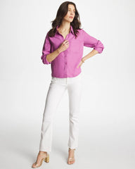 Classic Collared Denim Shirt Violet Shadow - Chico's