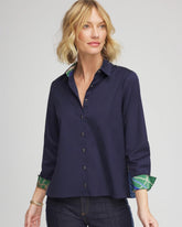 Rope Status Nautical Shirt Passport Blue - Chico's