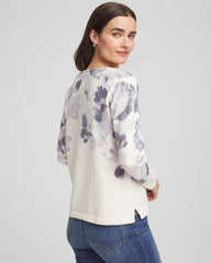 Printed V-Neck Sweater Multi - Chico's