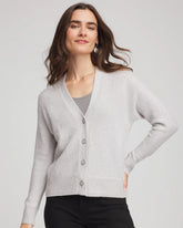 Shine Boyfriend Cardigan Dove Gray - Chico's