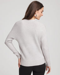 Shine Boyfriend Cardigan Dove Gray - Chico's
