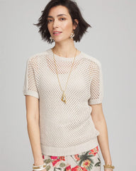 Dolman Sleeved Sweater Tee River Rock - Chico's