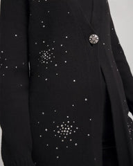 Rhinestone Embellished Cardigan Black - Chico's