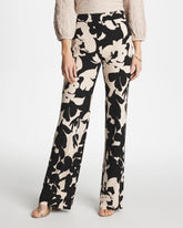 Shadow Blossom Matte Jersey Pants Black - Chico's