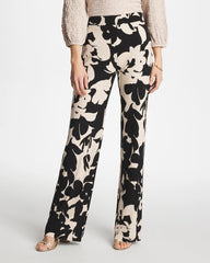 Shadow Blossom Matte Jersey Pants Black - Chico's