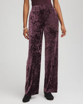 Crushed Velvet Wide-Leg Pants Night Bloom - Chico's