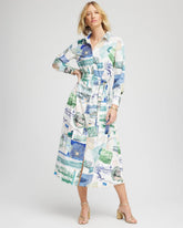 Port Call Maxi Shirtdress Ecru - Chico's