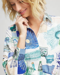 Port Call Maxi Shirtdress Ecru - Chico's
