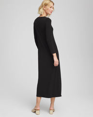 Embellished Column Maxi Dress Black - Chico's