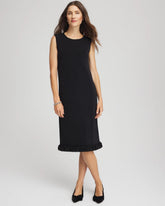 Travelers™ Fringe Hem Tank Dress Travelers Black - Chico's