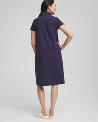 Zenergy® UPF Half-Zip Dress Passport Blue - Chico's