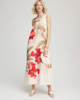 Floral Tank Linen Maxi Dress Multi - Chico's