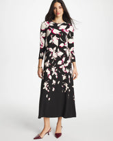 Column Knit Maxi Dress Black - Chico's