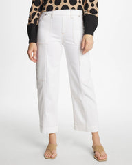 Utility Wide Pull-On Crop Jeans Alabaster - Chico's