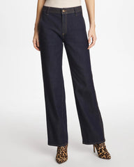 Trapunto Wide-Leg High-Rise Jeans Cedar Rinse - Chico's
