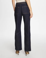 Trapunto Wide-Leg High-Rise Jeans Cedar Rinse - Chico's