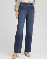Pull-On Wide-Leg Jeans Alora Indigo - Chico's