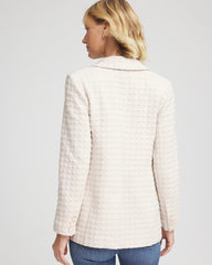 Textured Knit Blazer Smokey Taupe - Chico's