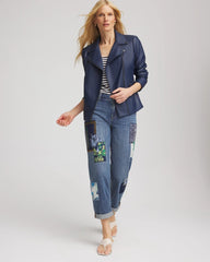 Faux Leather Moto Jacket Pacific Rim - Chico's