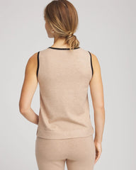 Zenergy® Luxe Cashmere-Blend Tank Champagne Fizz - Chico's