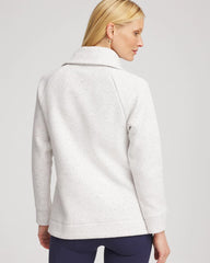 Zenergy® Textured Rib Tunic Light Heather Gray - Chico's