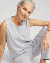 Zenergy® Luxe Diamante Tank Frosted Gray Heather - Chico's