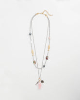 Chico's Originals White Jade Ocean Necklace Silver - Chico's
