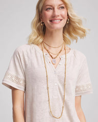 Convertible Agate Pendant Necklace Neutral - Chico's