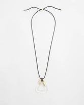Adjustable Lucite Pendant Necklace Lucite - Chico's
