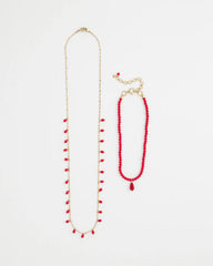 Convertible Red Necklace Red - Chico's