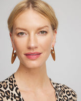 Gold Triangle Linear Earrings Gold - Chico's