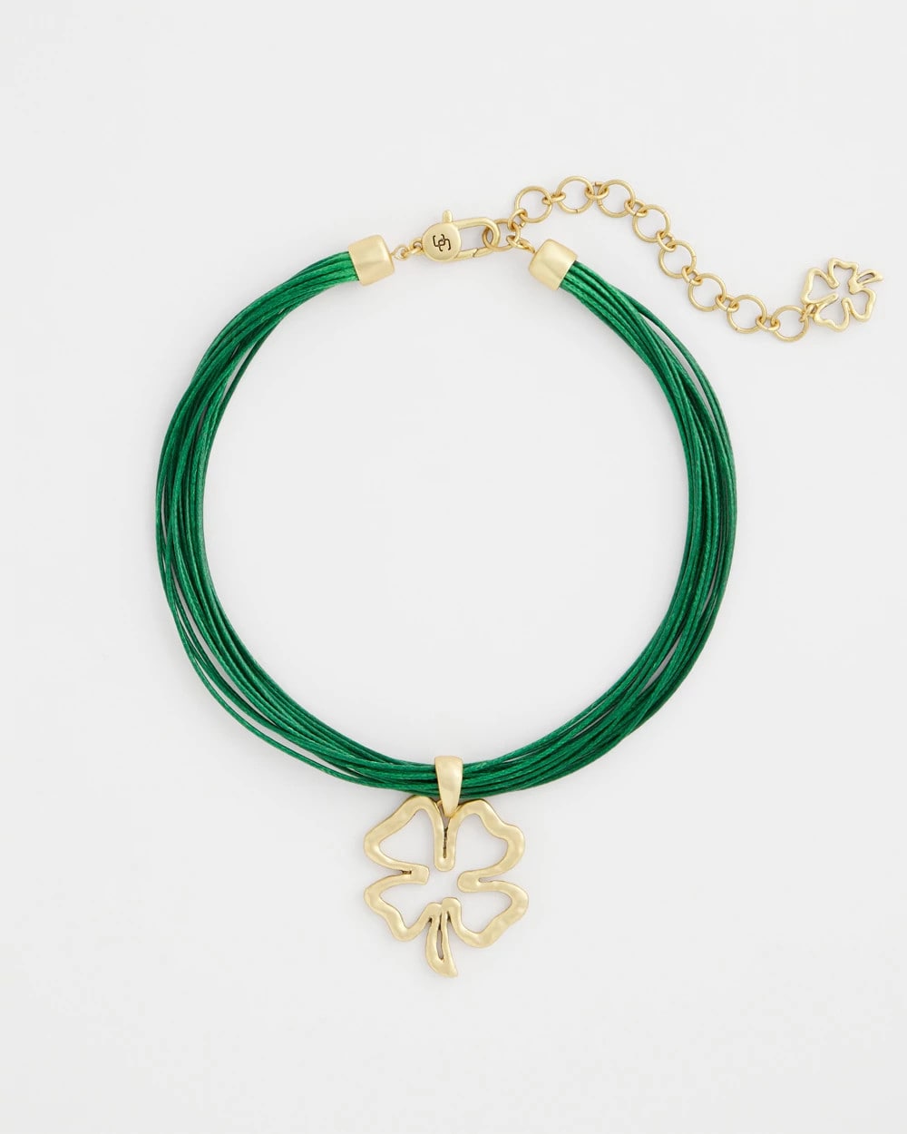 Clover Pendant Necklace Green - Chico's